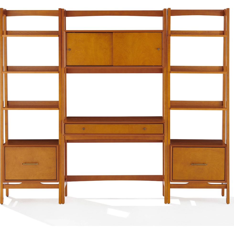 bruce light brown etagere   