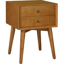 bruce light brown nightstand   