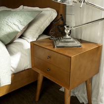 bruce light brown nightstand   