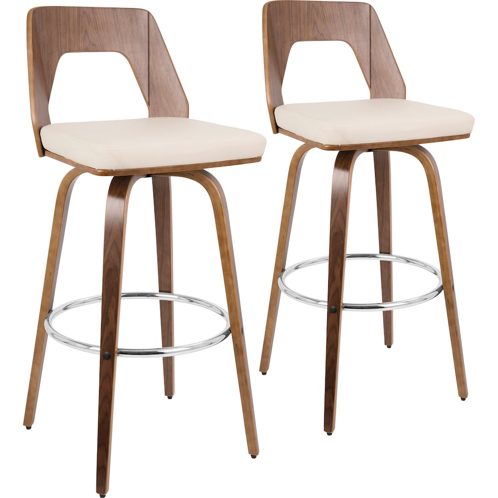 bruges white bar stool   