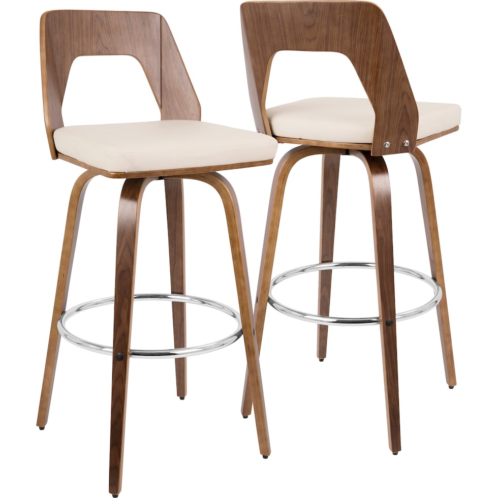 bruges white bar stool   