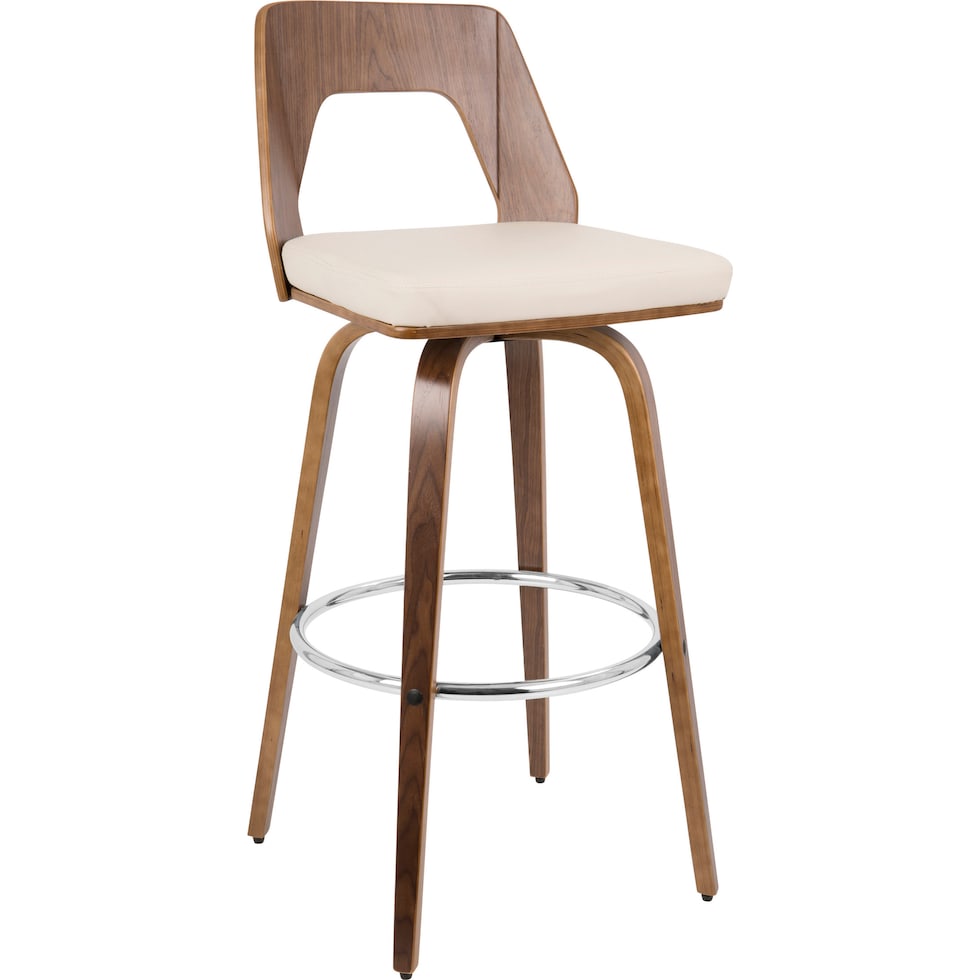 bruges white bar stool   