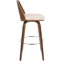 bruges white bar stool   