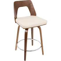 bruges white counter height stool   