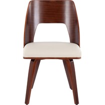 bruges white dining chair   