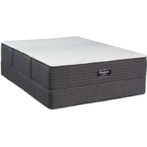 brx ip soft white king mattress split foundation set   