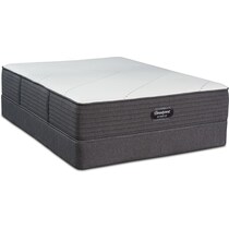 brx ip soft white queen mattress foundation set   