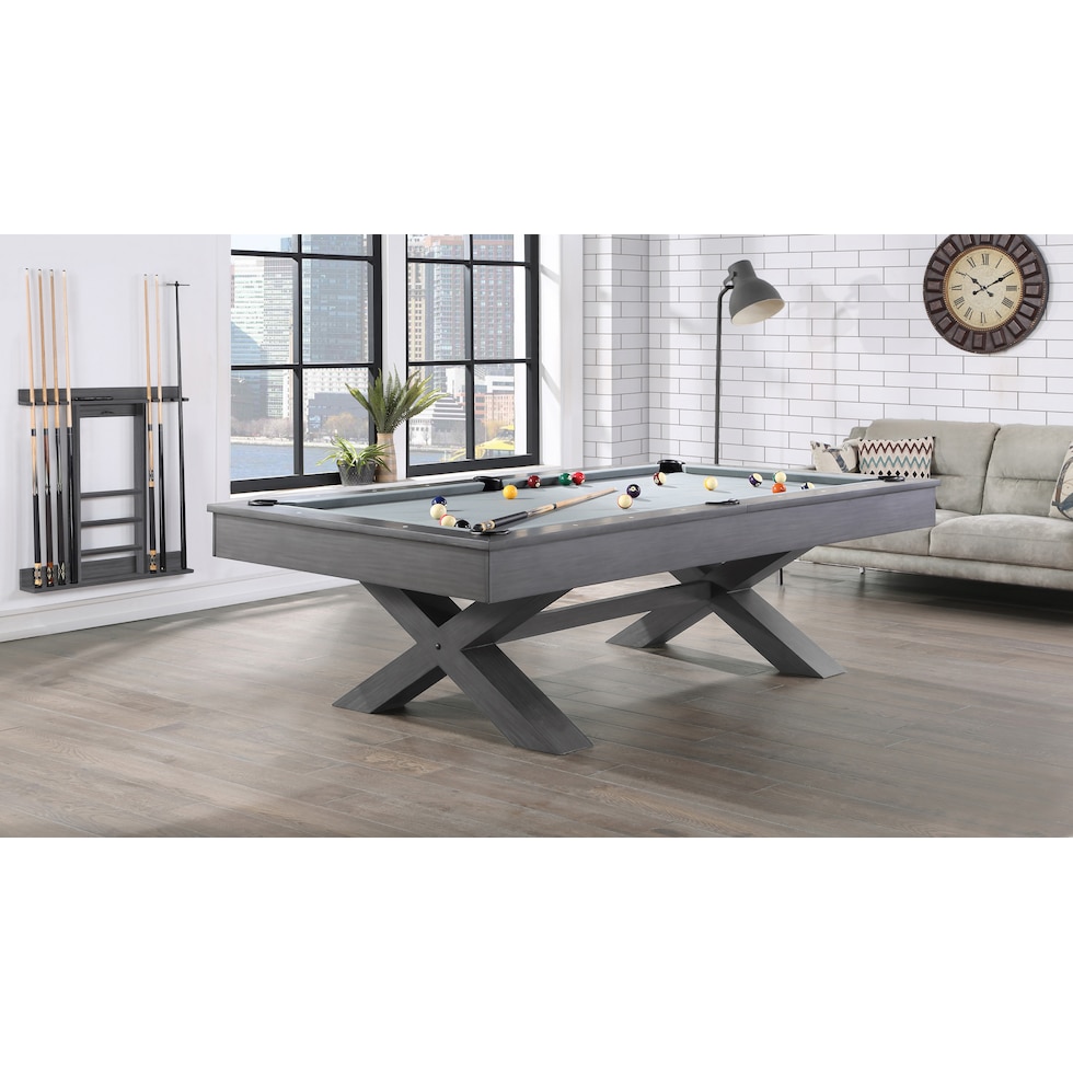 bryant gray gaming table   