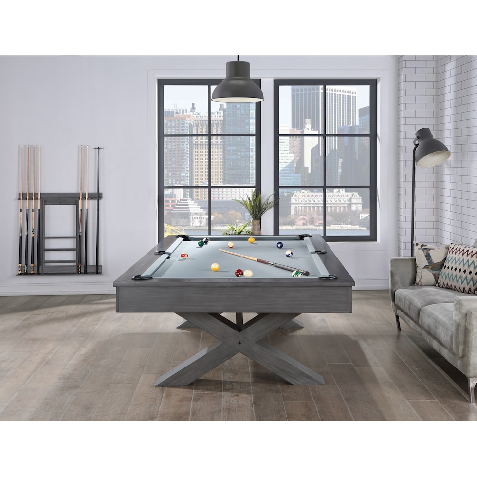 bryant gray gaming table   