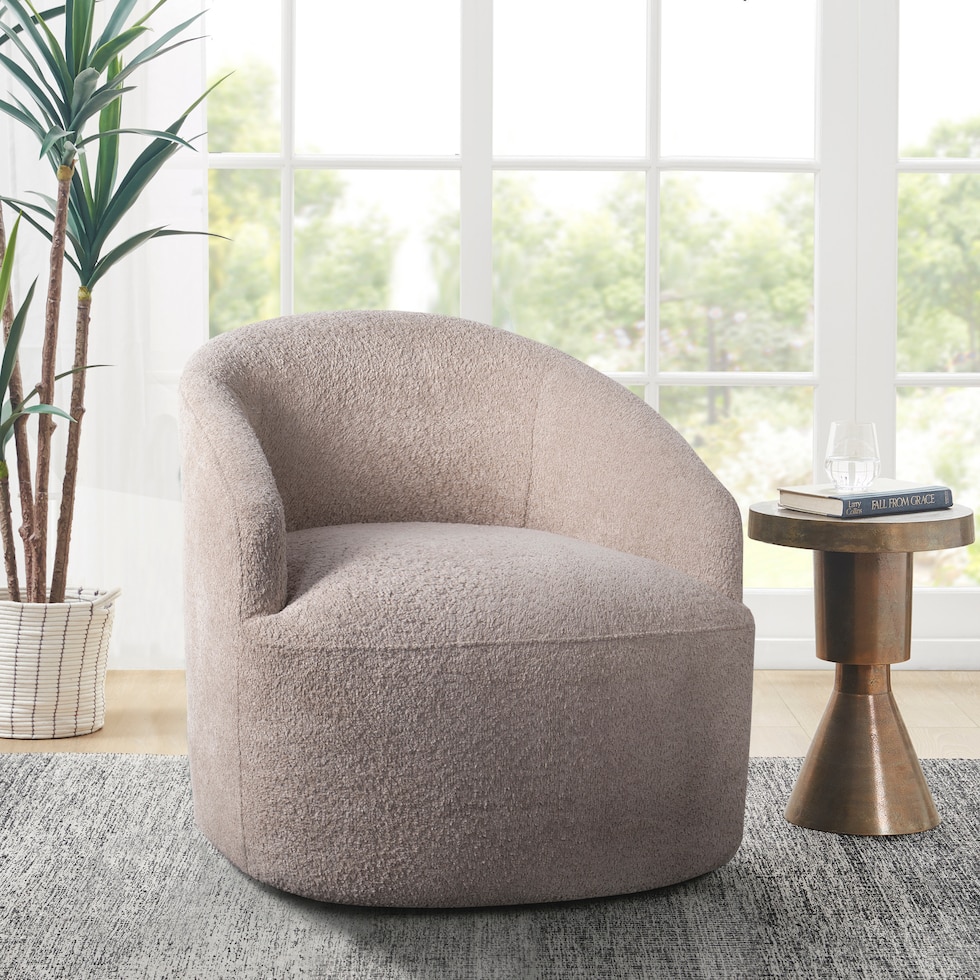 bryce neutral accent chair   