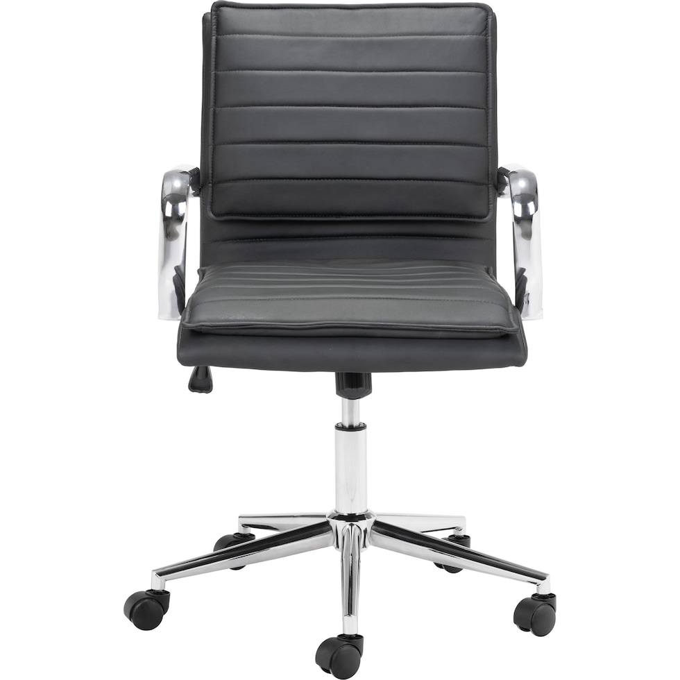 brynn black office chair   