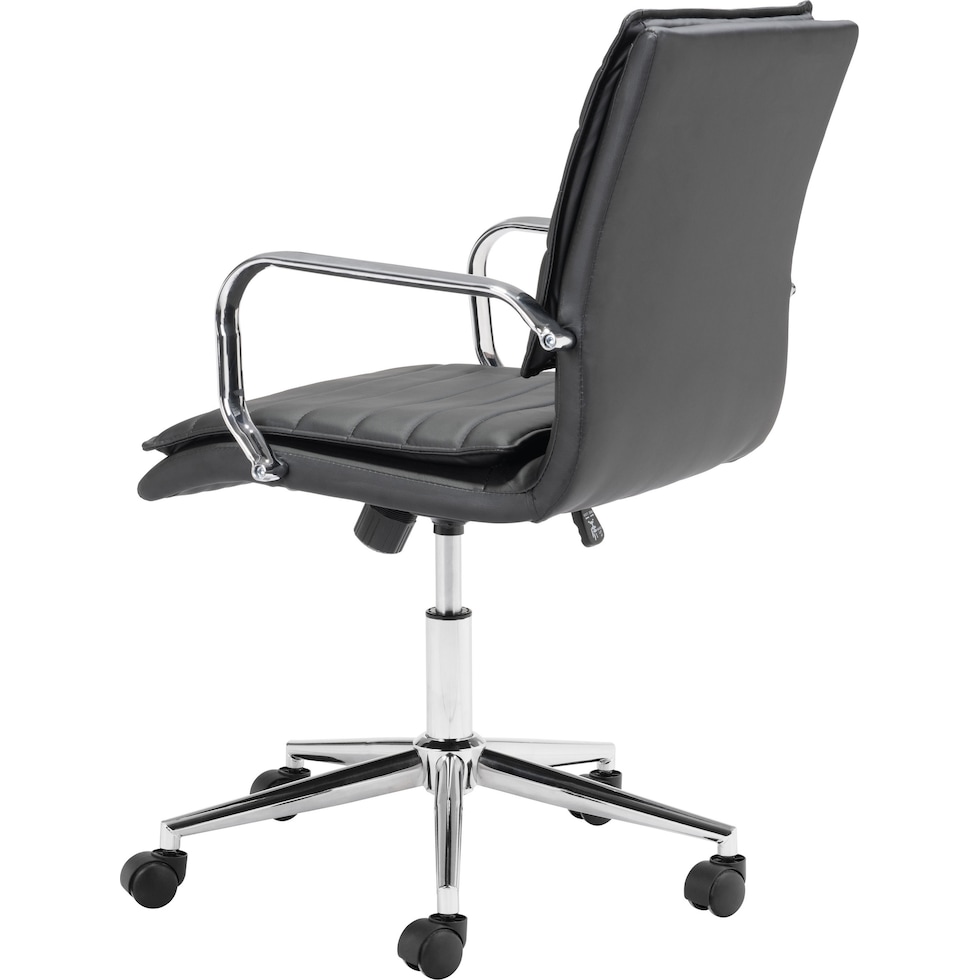 brynn black office chair   