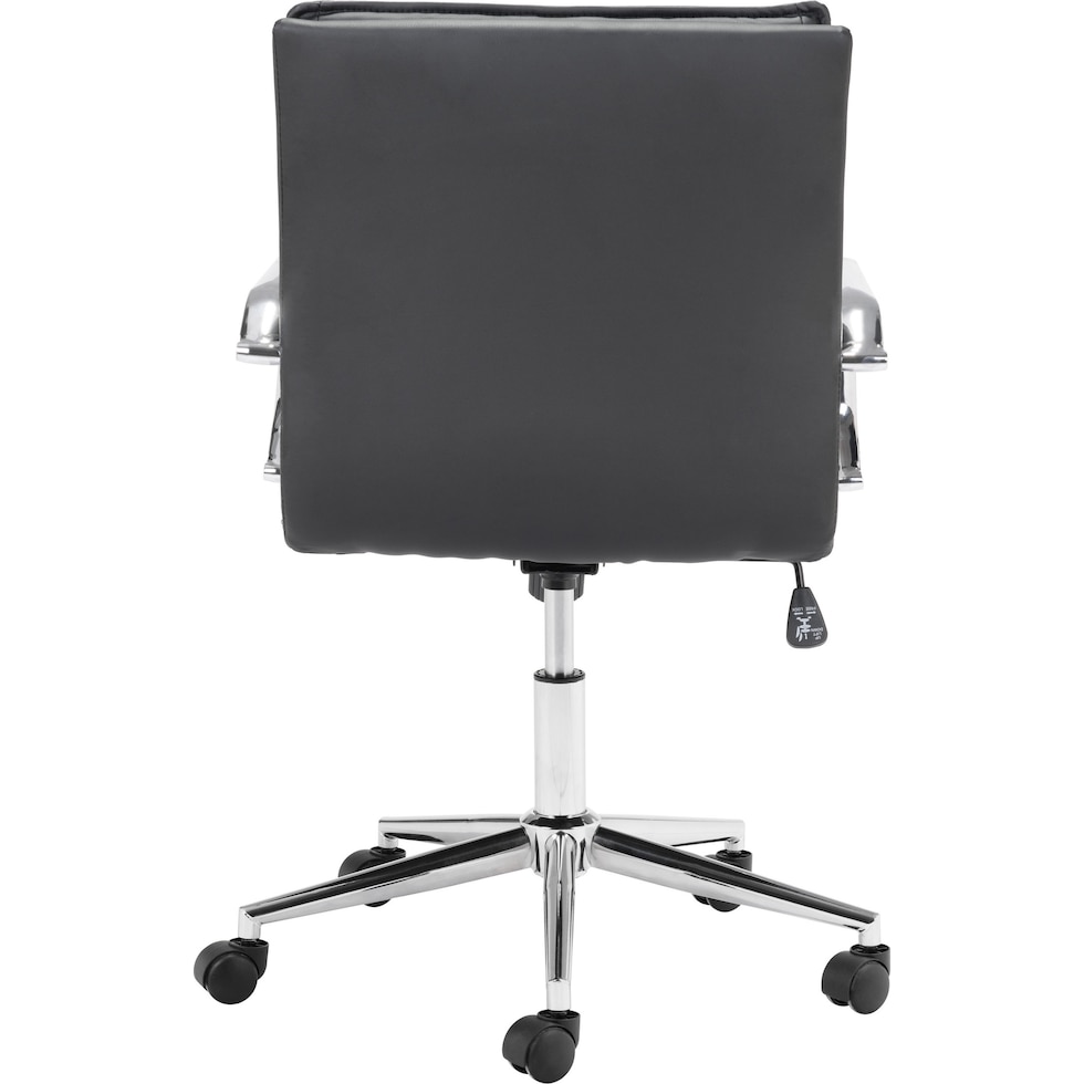 brynn black office chair   