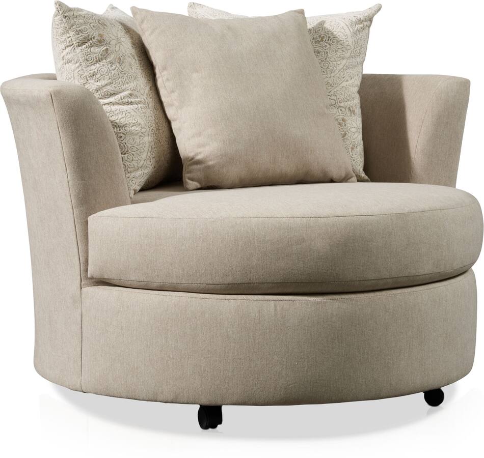 Bungalow Accent Swivel Chair Value City Furniture