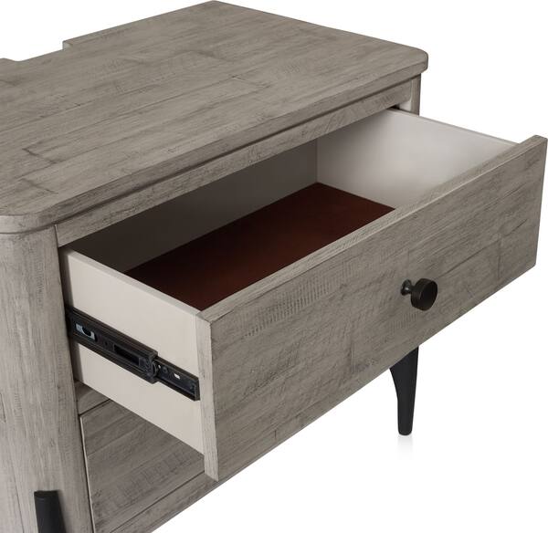 Burbank 2Drawer Charging Nightstand Value City Furniture
