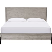burbank bedroom gray queen bed   