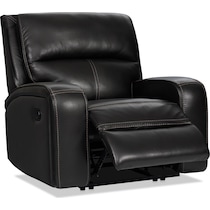 burke black  pc manual reclining living room   