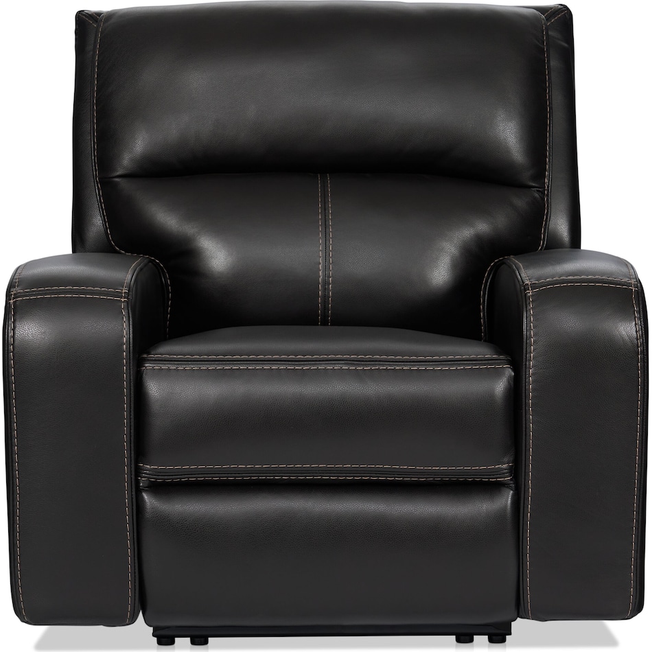 burke black  pc manual reclining living room   