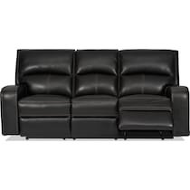 burke black  pc manual reclining living room   