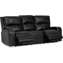 burke black  pc power reclining living room   
