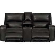burke black  pc power reclining living room   