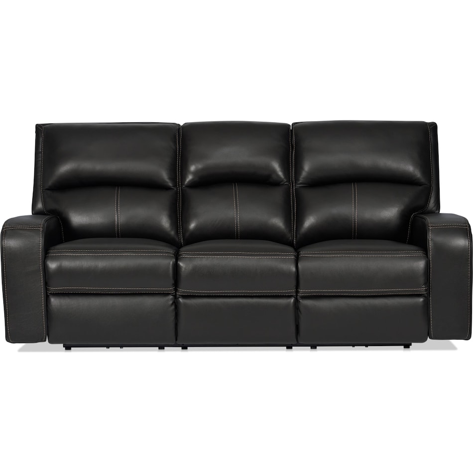 burke black  pc power reclining living room   