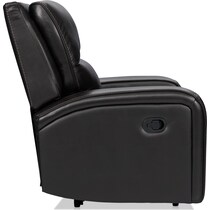 burke black  pc manual reclining living room   