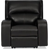 burke black  pc power reclining living room   