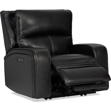 Burke Dual-Power Leather Recliner