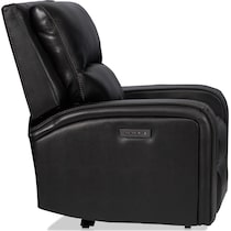 burke black recliner   