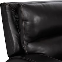 burke black sectional   