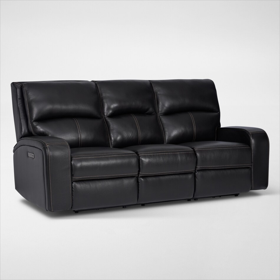 burke black sofa   