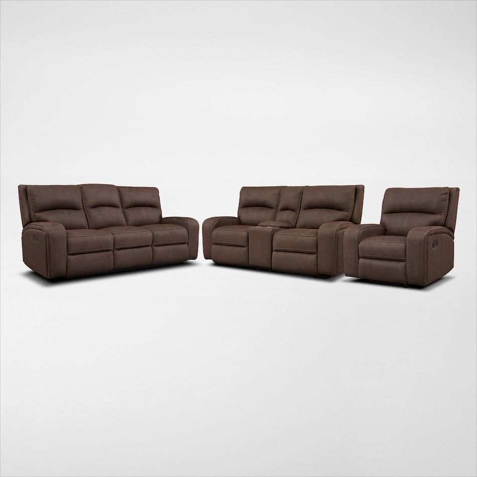 burke dark brown  pc living room   