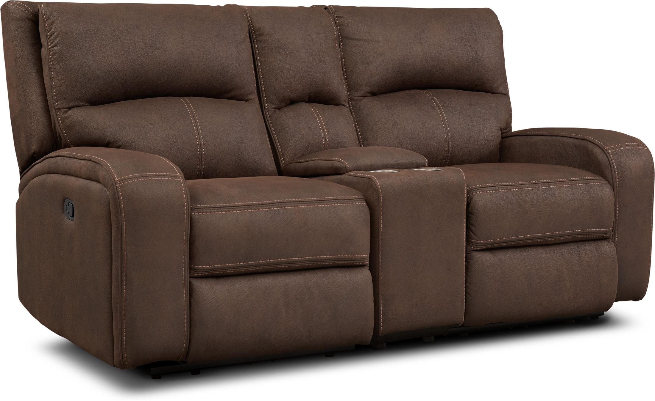 homelegance cranley reclining brown leather sofa
