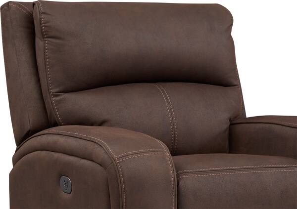Burke Dual-Power Recliner | Value City Furniture