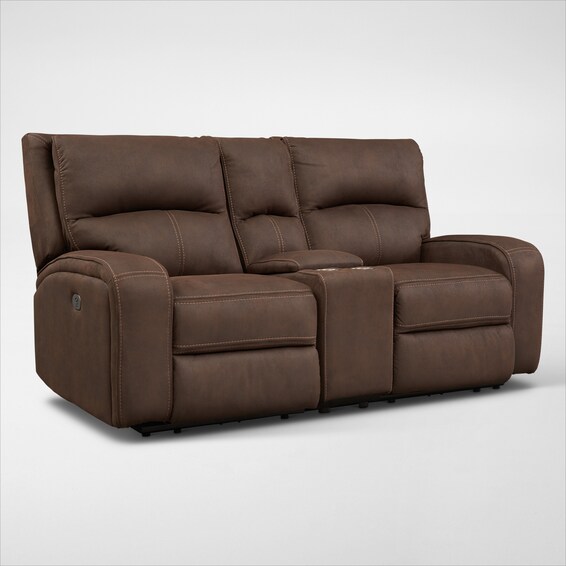 Burke Manual Reclining Loveseat Value City Furniture