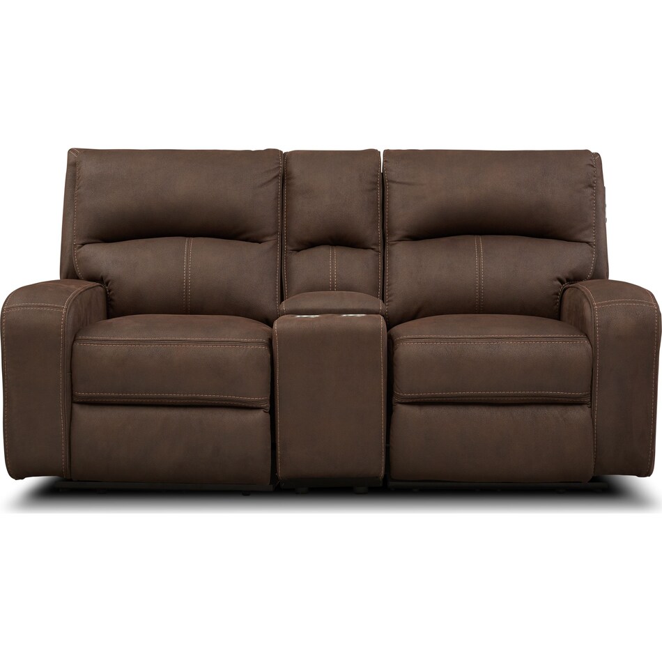 Burke DualPower Reclining Loveseat Value City Furniture
