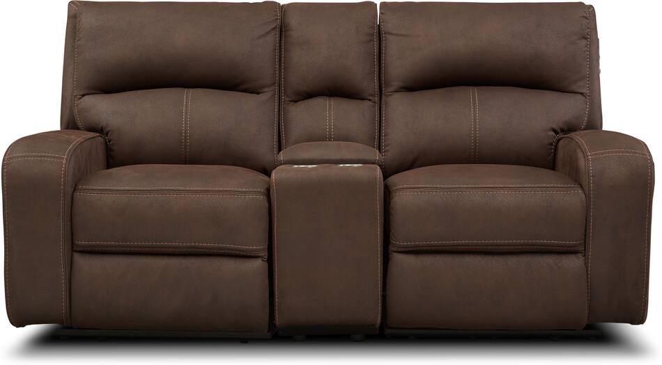 Burke DualPower Reclining Loveseat Value City Furniture
