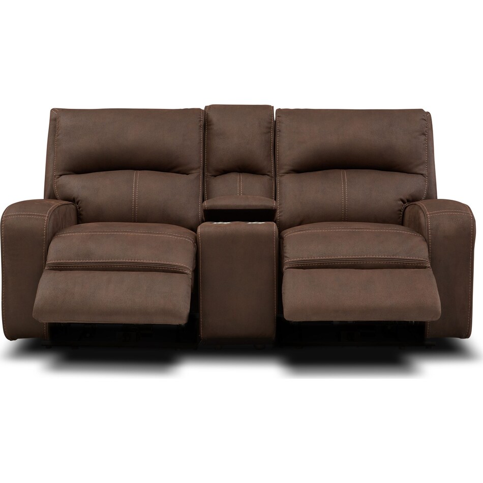 Burke DualPower Reclining Loveseat Value City Furniture
