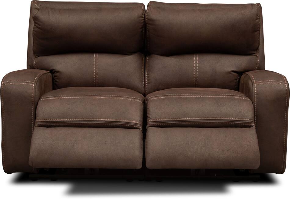 Burke DualPower Reclining Loveseat Value City Furniture