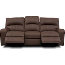 burke dark brown sofa   