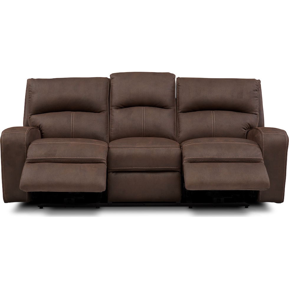 burke dark brown sofa   