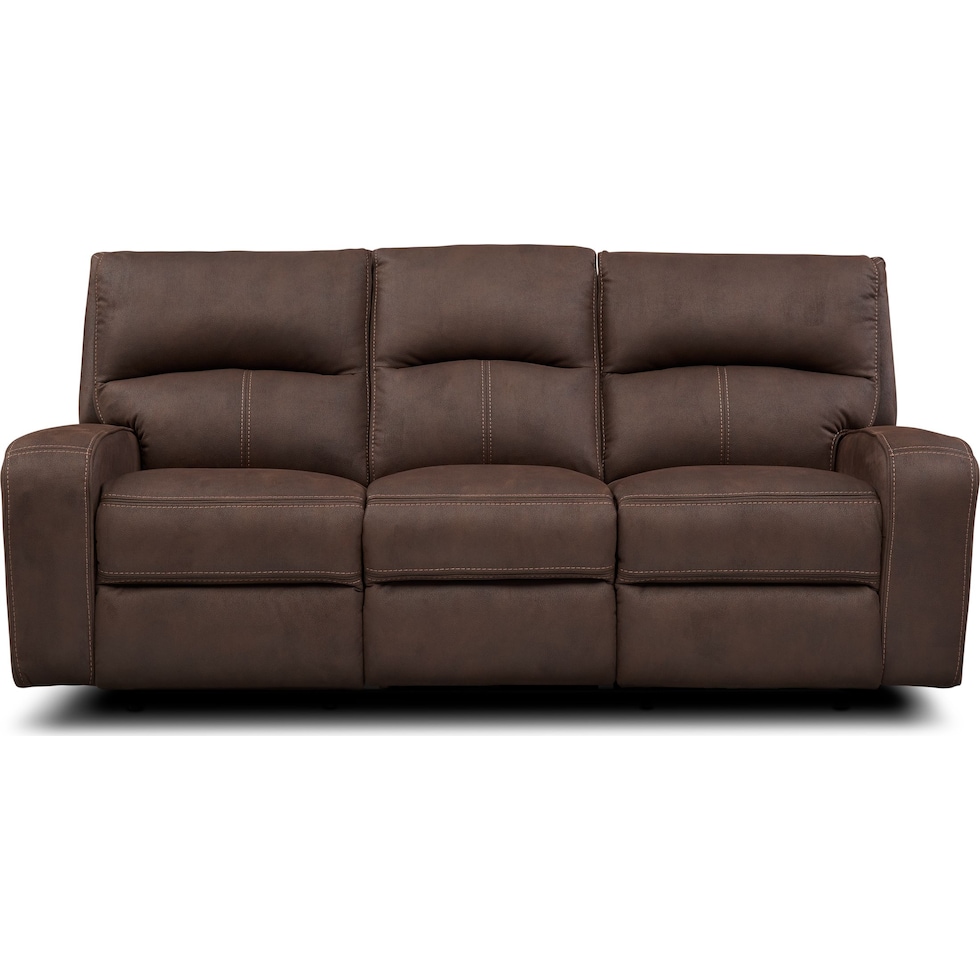 burke dark brown sofa   