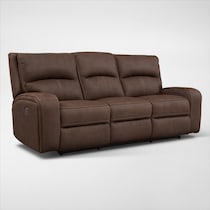 burke dark brown sofa   