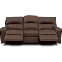 burke dark brown sofa   