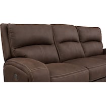 burke dark brown sofa   