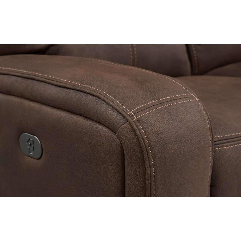 burke dark brown sofa   