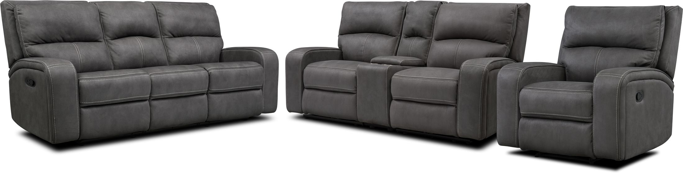 Omega Triple Power Leather Recliner Value City Furniture And Mattresses