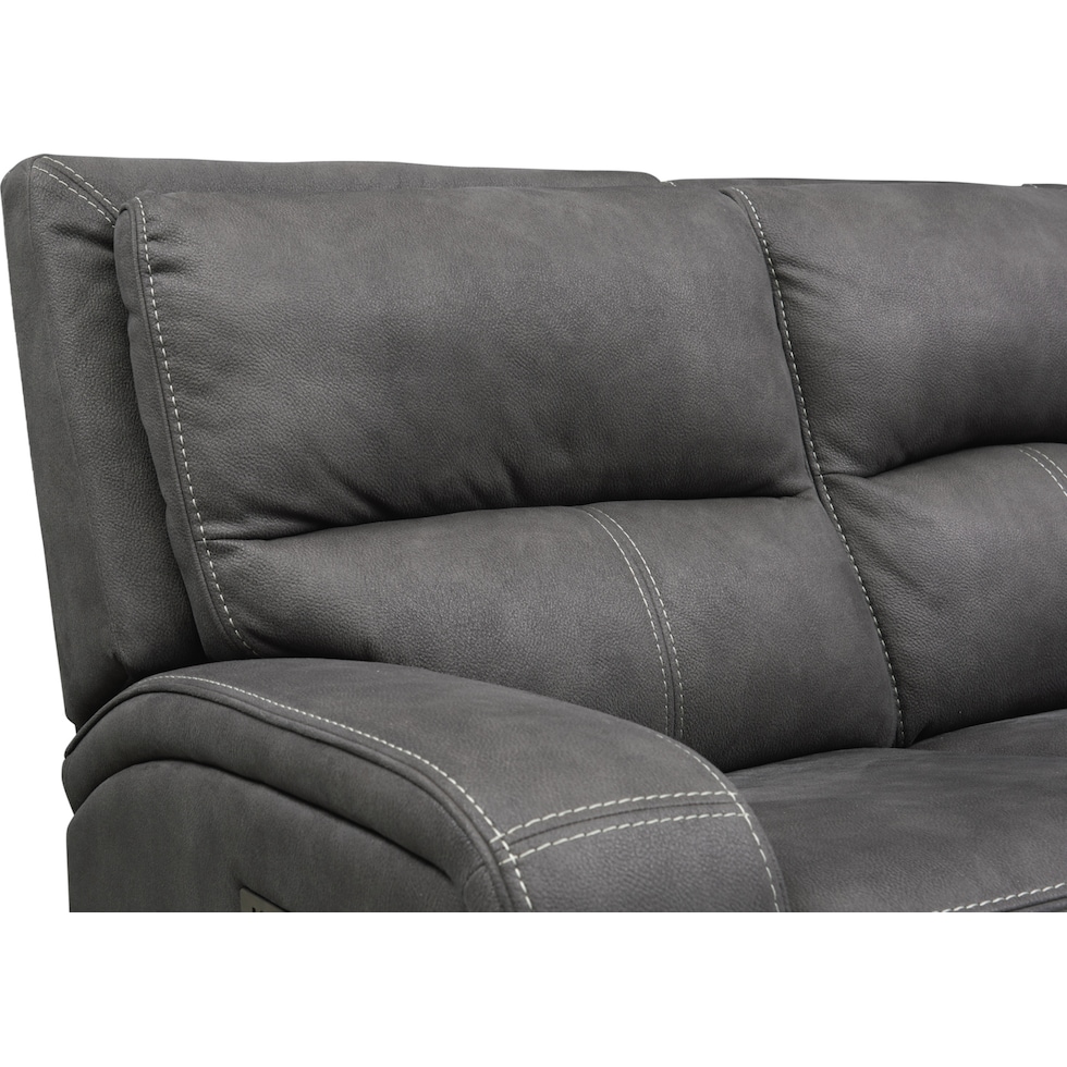 burke gray loveseat   