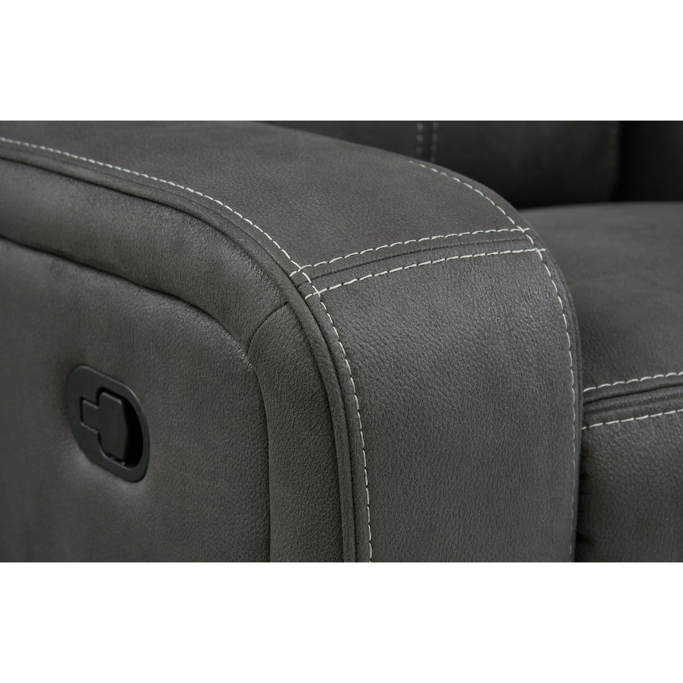 burke gray loveseat   